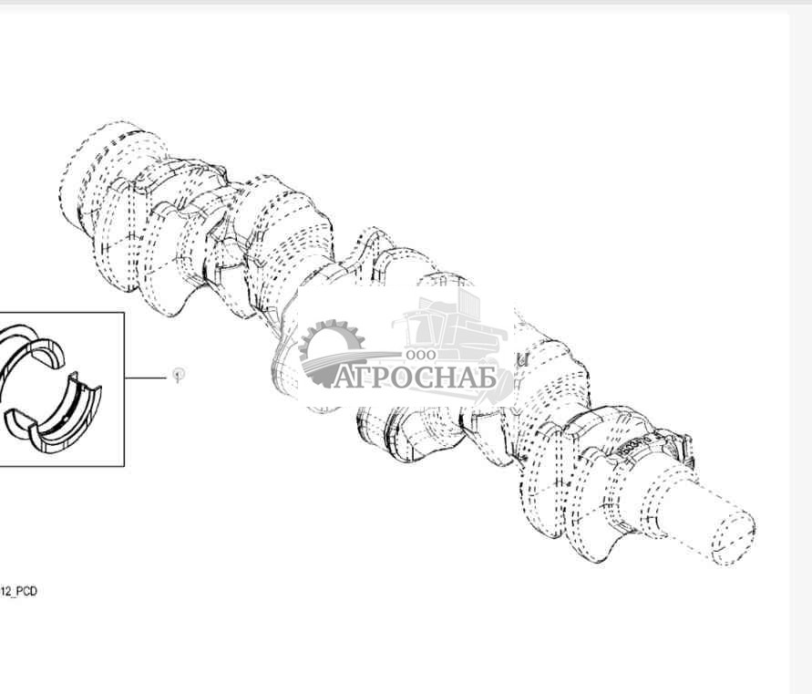 9901 Комплект упорных подшипников 